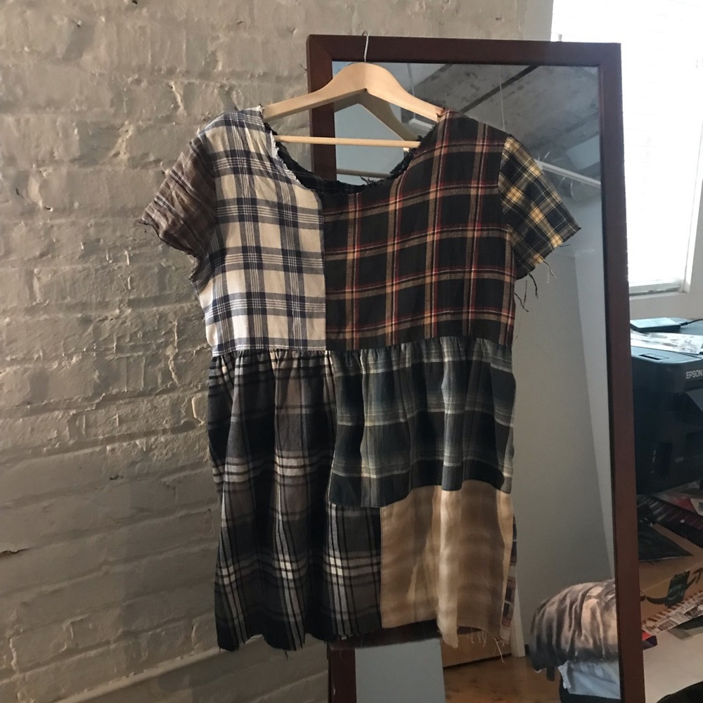 Urban Renewal Plaid Tunic
